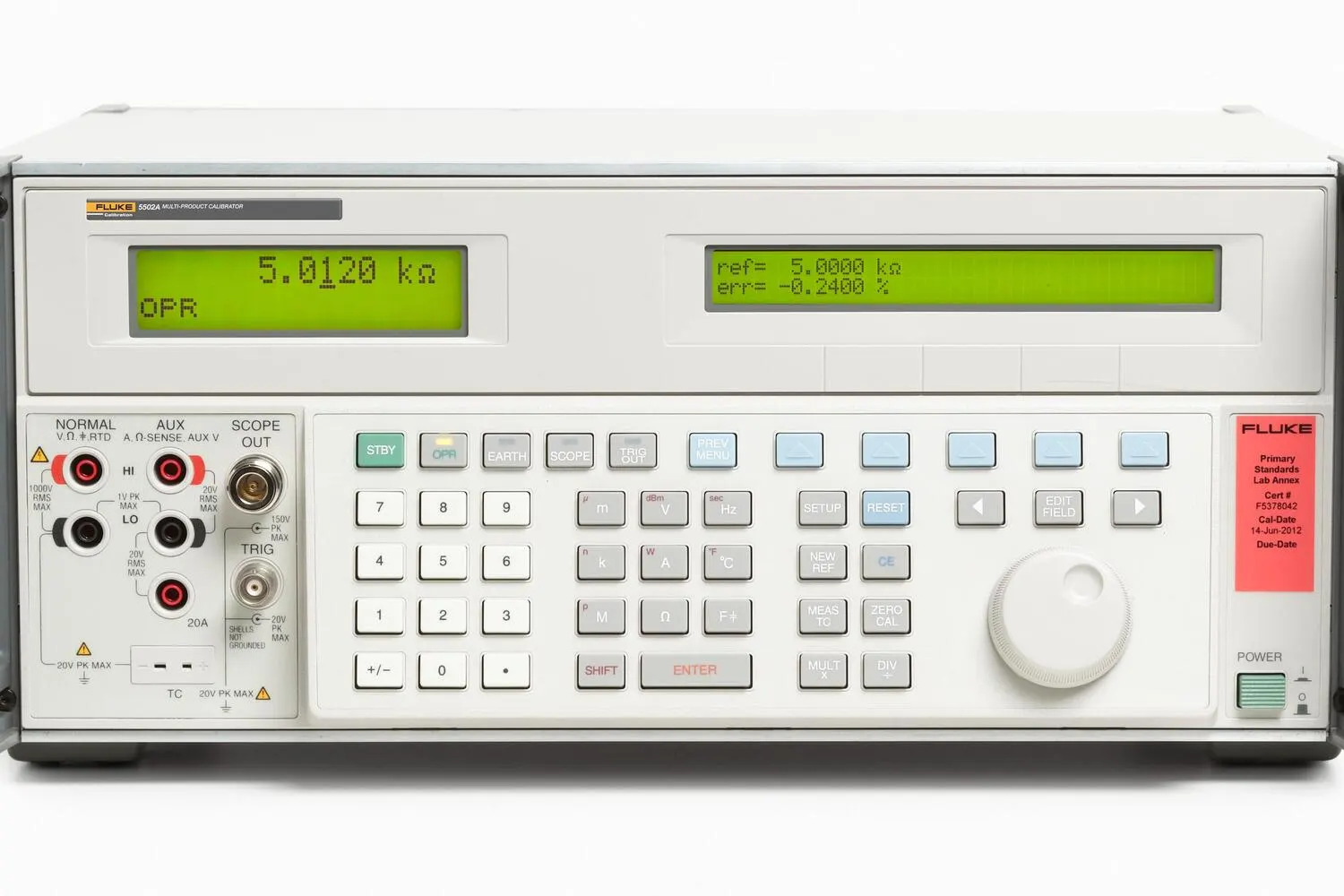 5502A Multi-Product Calibrator