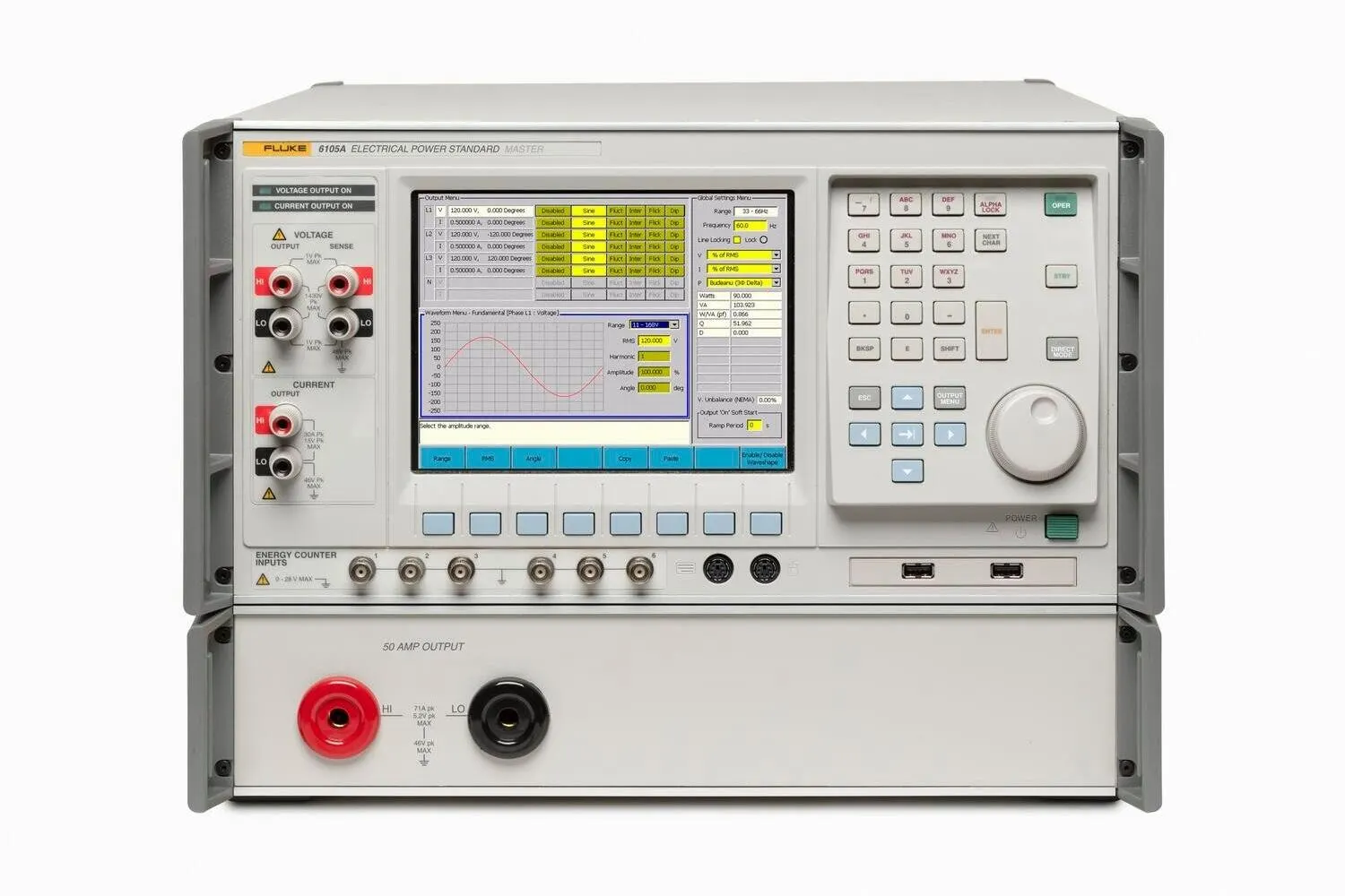 6105A/6100B Electrical Power Quality Calibrator