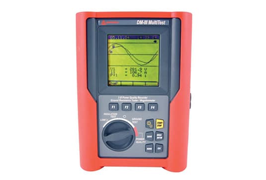Amprobe DM-III Multitest F 3000A Power Quality Recorder