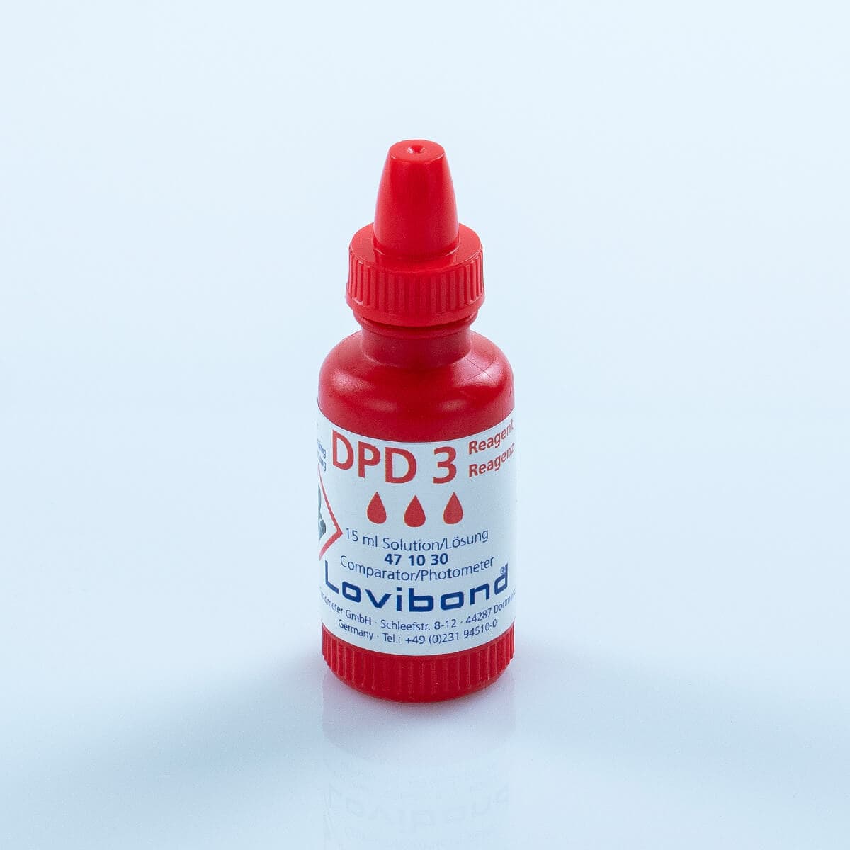 DPD 3 Solution, Red Bottle