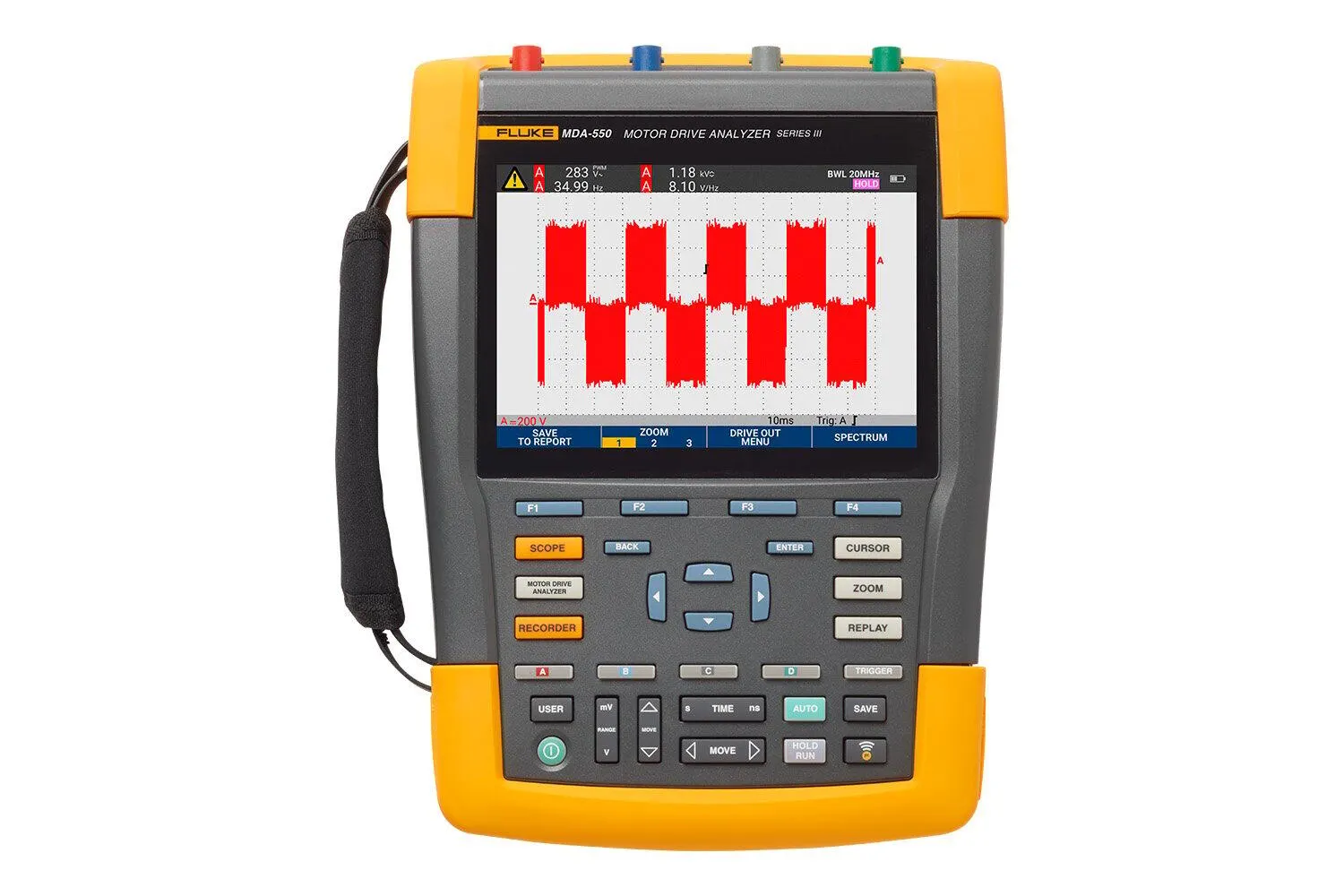 Fluke MDA-510 and MDA-550 Motor Drive Analyzers