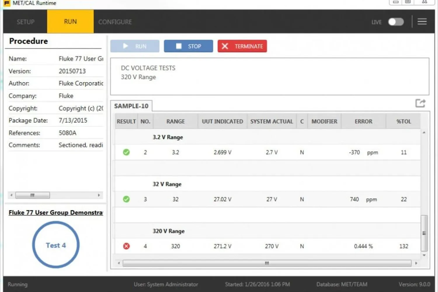 MET/CAL® Plus Calibration Management Software (with MET/TEAM™ Software) Version 8.1