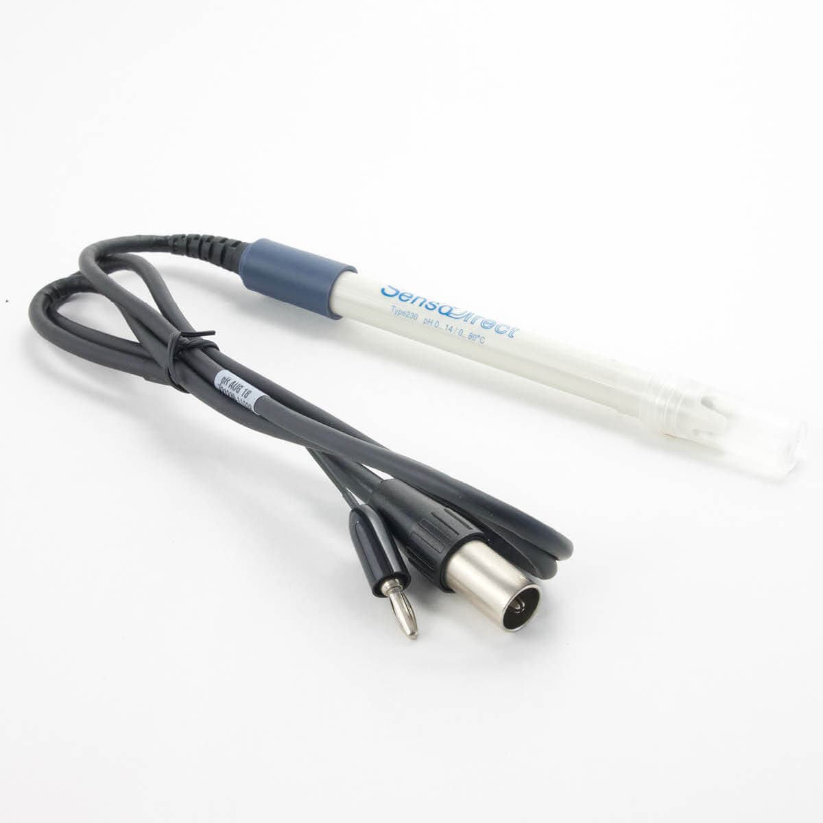 pH/temp. electrode, type 230, plastic/gel/temp. NTC30k Ohm, DIN 19262-plug for pH 200