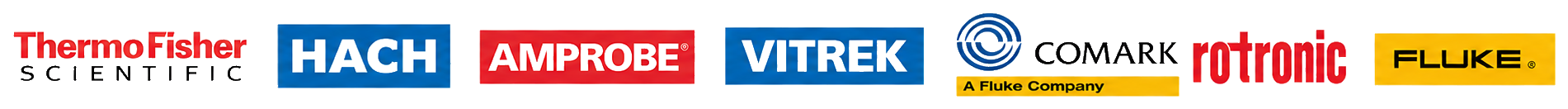 Authorised distribution: Thermo Fisher Scientific, Hach, Amprobe, Vitrek, Comark, Rotronic and Fluke